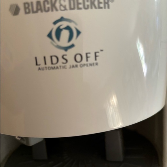 Black & Decker Electric Jar Lids Off Automatic Opener White JW200 Tested - Picture 7 of 8